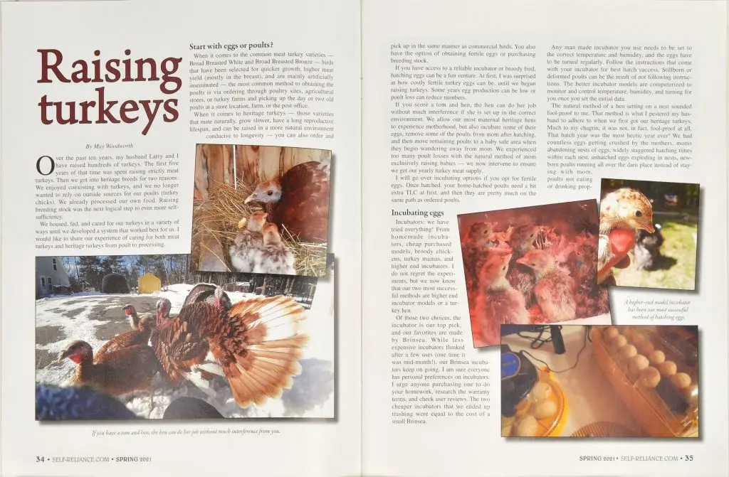 Self-Reliance Magazine Spring 2021 Spread