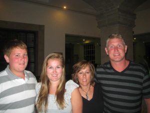 Angie Warner and family in Cancun