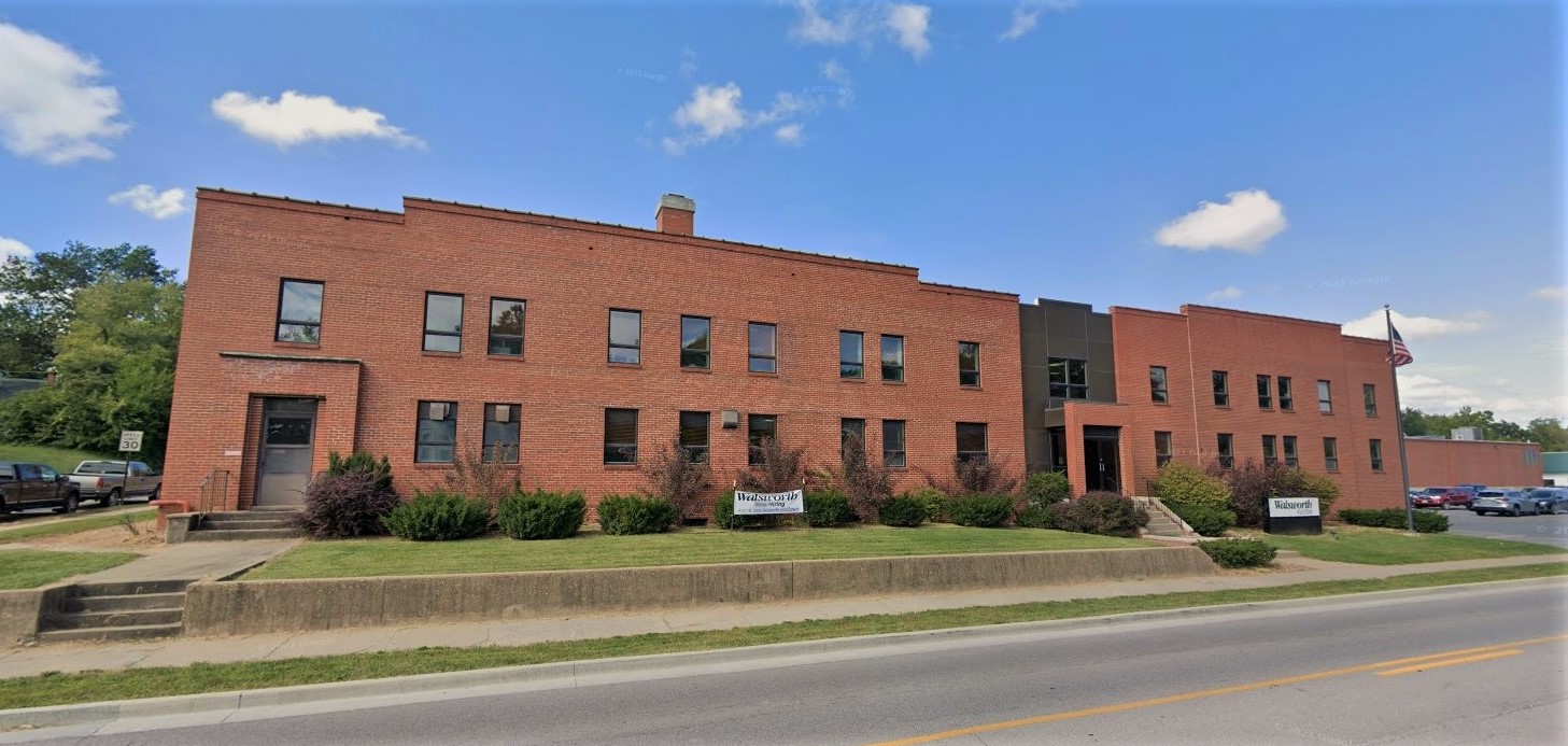 The exterior of the Walsworth - Fulton Printing Press.