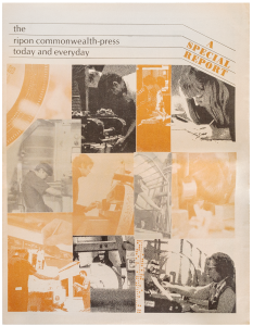Ripon Commonwealth Press Cover