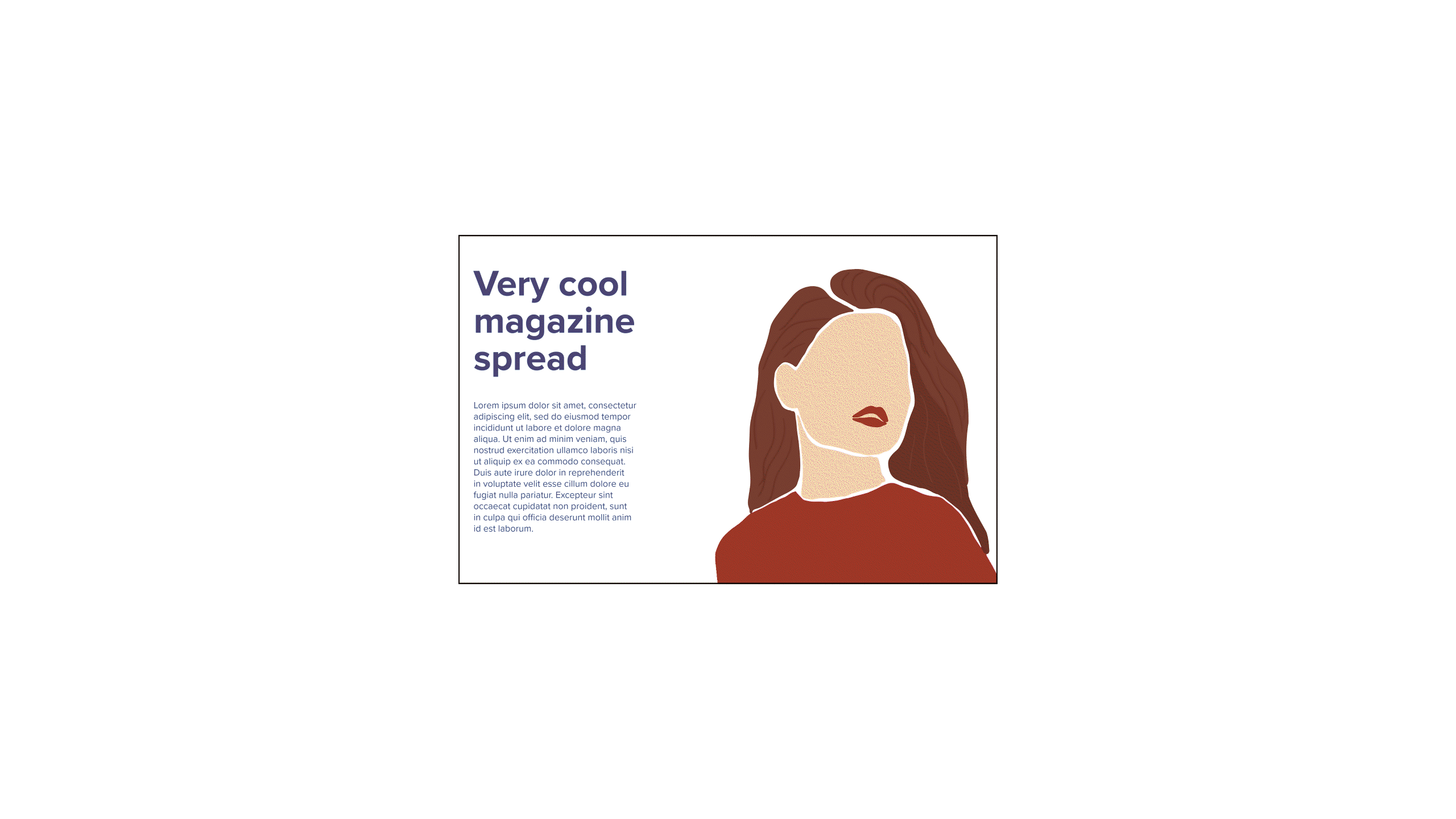 An animated gif demonstrating the process of CMYK colors combining to create a colored image