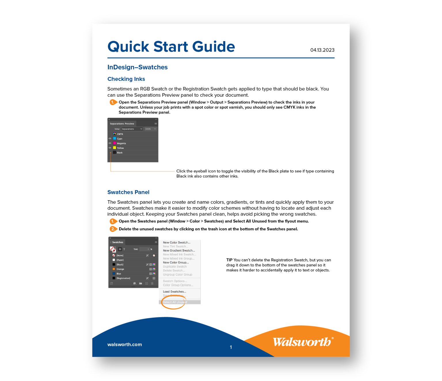 Quick Start Guides | Walsworth