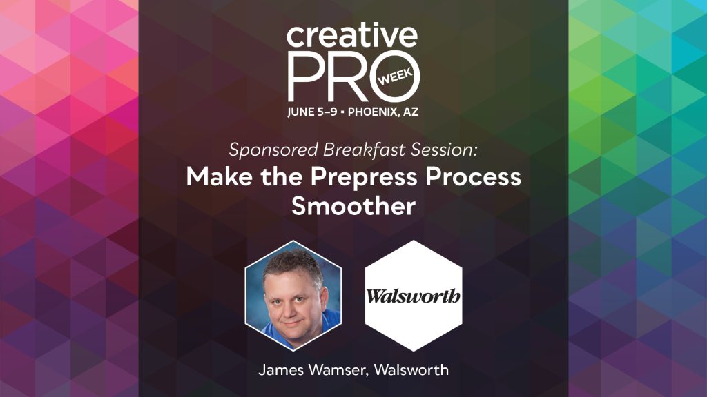 James Wamser CreativePro Week