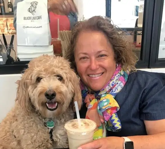 Debbie Cohen with Maizy