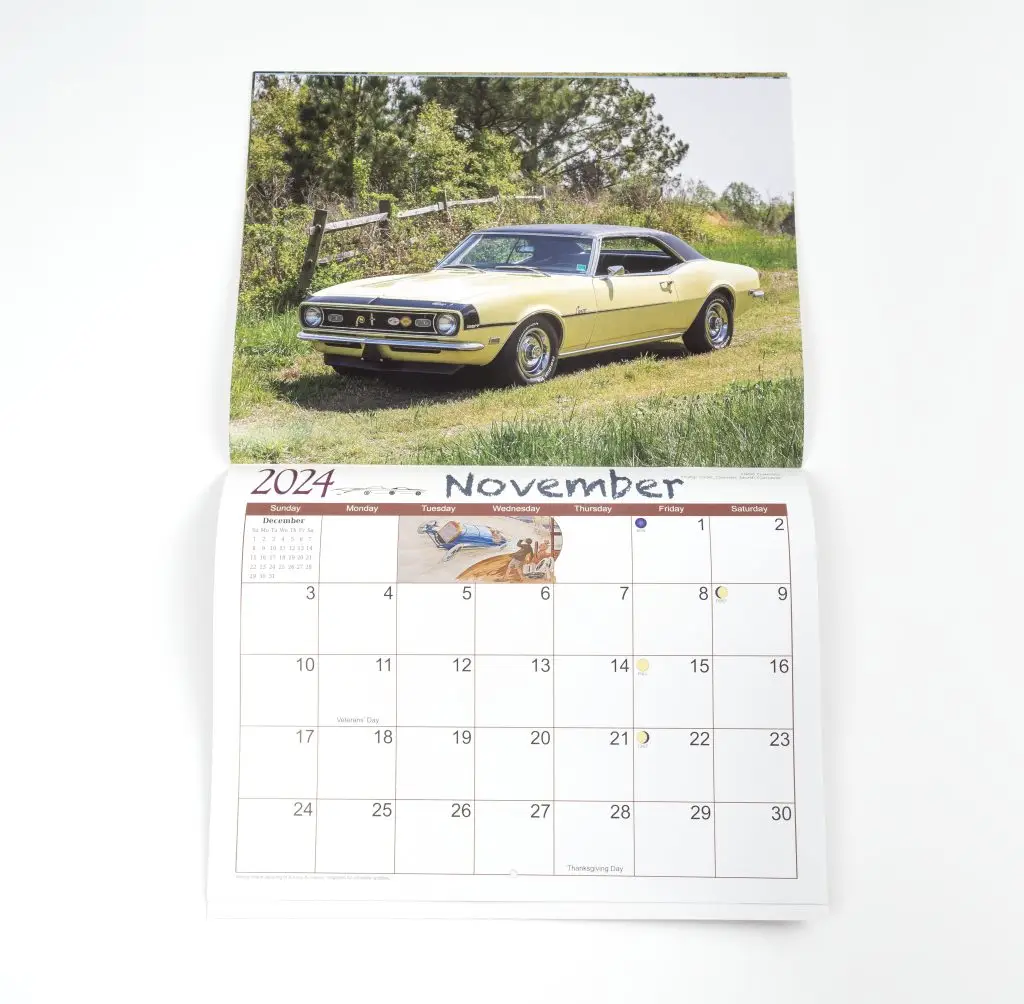 Antique Automobile Calendar