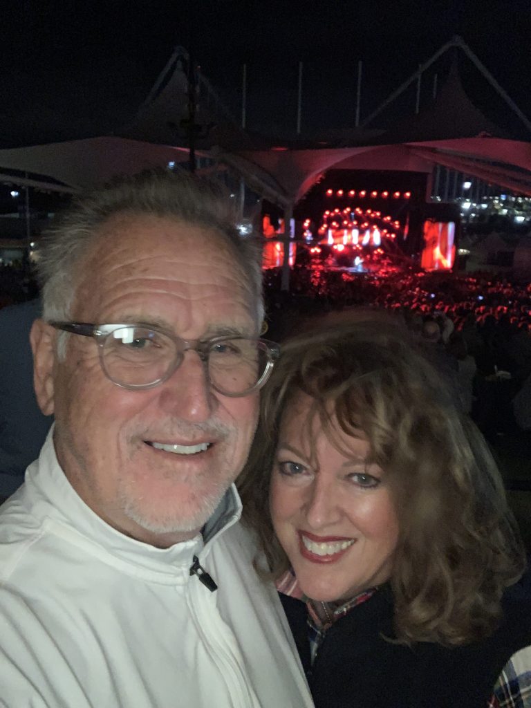 Mark McGuffee with wife