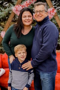Kristin, Chris and Teddy