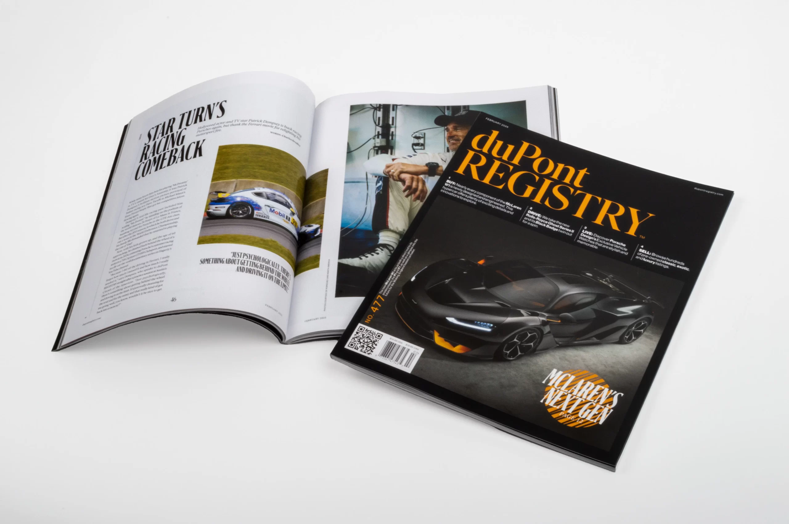 duPont REGISTRY cover and spread