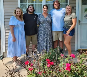 Sara and her family