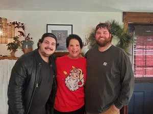 Sara and her two sons