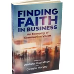 A book with the title "Finding Faith in Business"