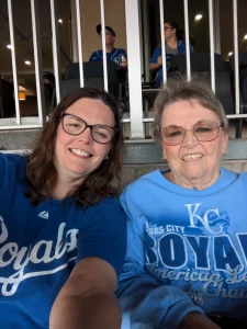 Susan Smith at Royals game