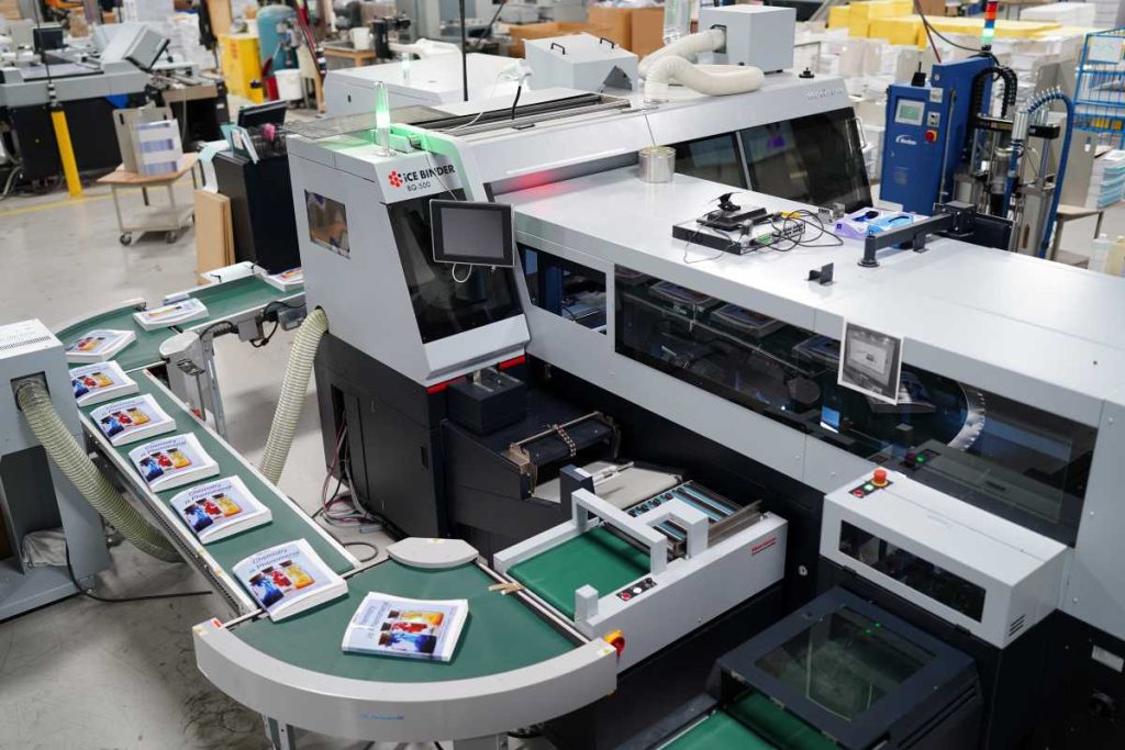 A printing line in Eau Claire