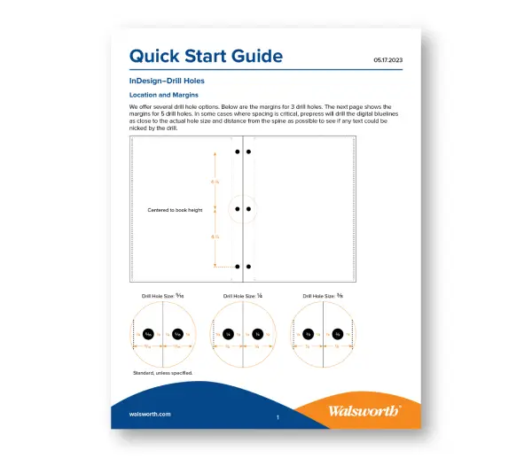 InDesign - Drill Holes