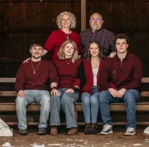 Lucas and his family