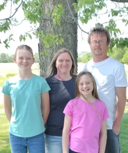 Lindsay and her family