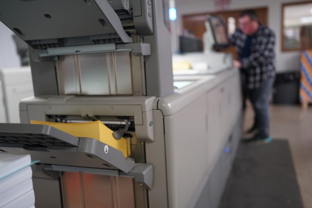 A digital press in Ripon, WI