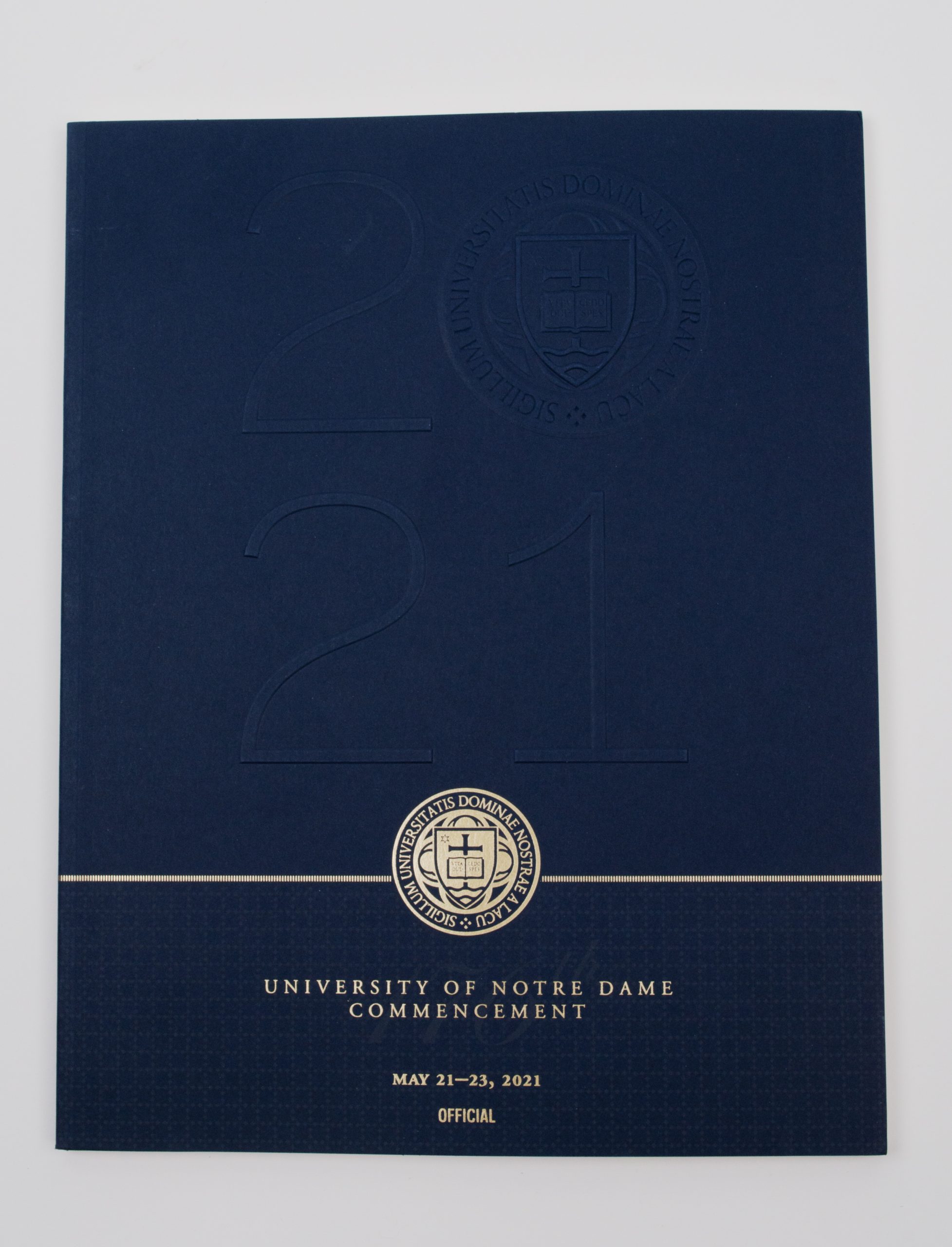 Notre Dame Commencement Cover