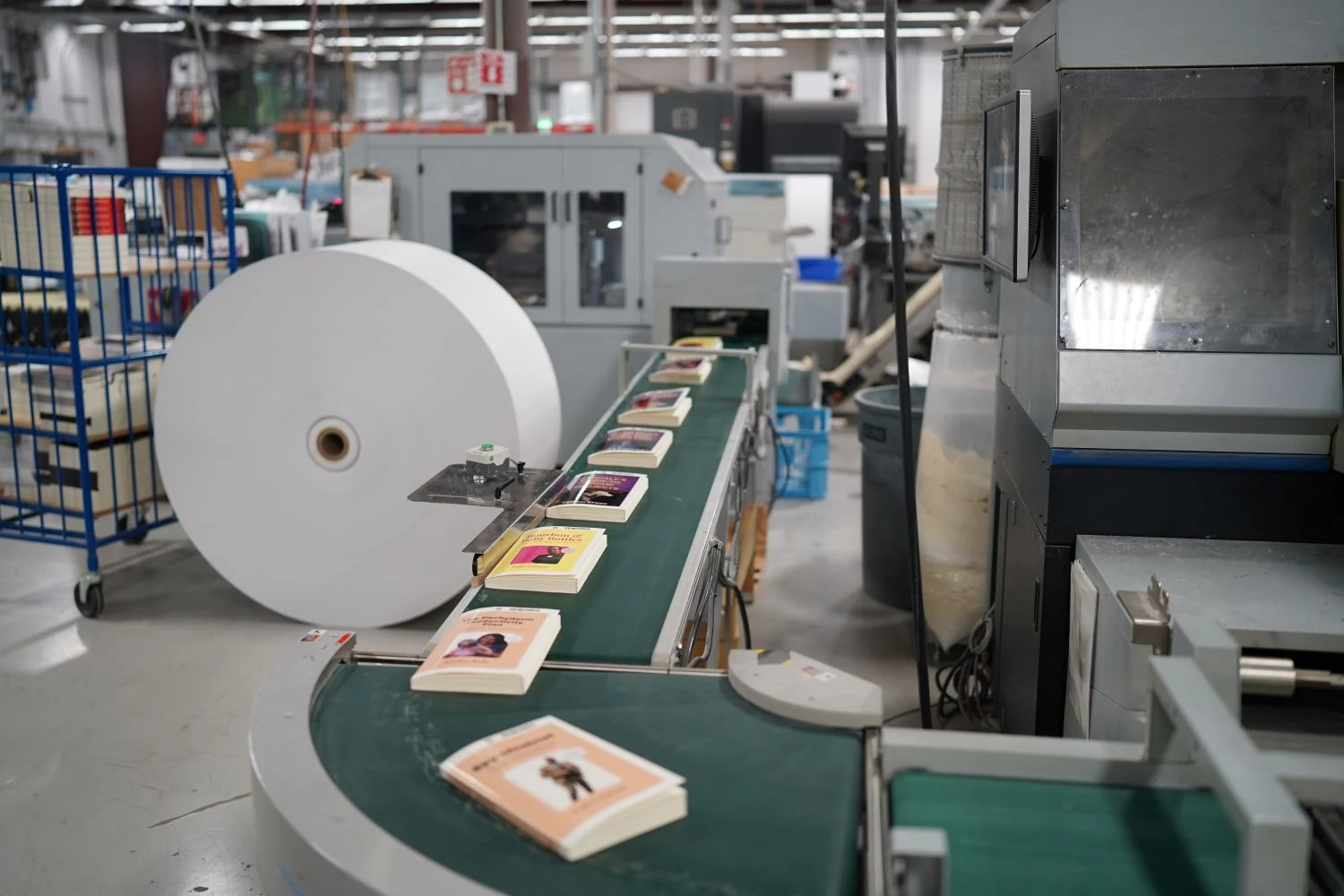 A printing line at Walsworth -- Eau Claire